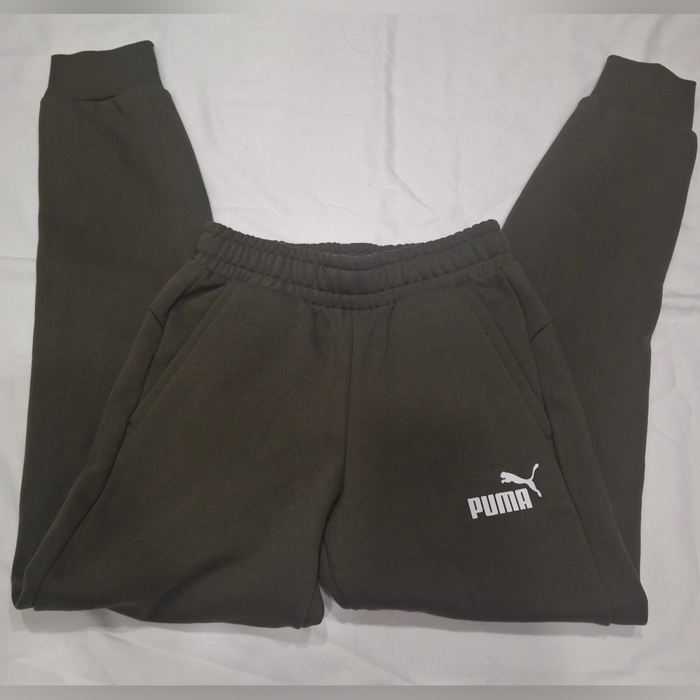 Puma Kids Black Jogger Pants